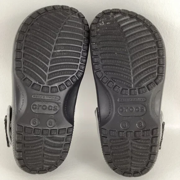 Crocs Star Wars Mandalorian Jibbitz Men Sz 6 Women 8 Unisex Slip On Sandal Shoe - Picture 10 of 10